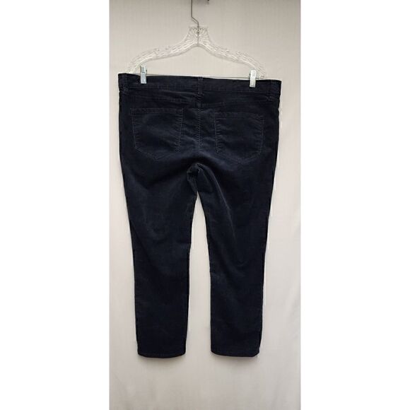 JCP JCPenny Corduroy Navy Blue Jeans Pants Size 32/14 - Picture 3 of 5